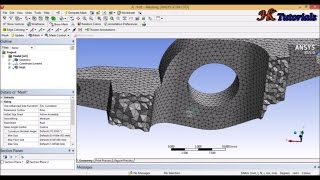 4 Ansys tetrahedron meshing method [upl. by Demahum]