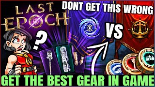 Last Epoch  Easy OP Gear  Circle of Fortune VS Merchants Build  Item Faction amp Prophecies Guide [upl. by Baerl]