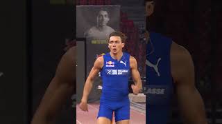 Duplantis takes down Warholm in epic 100m clash 🔥 sports athletics 📹 Red Bull Content Pool [upl. by Haeli]