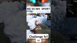 NG ESPORT VS INV ESPORT challenge coustom 1v1 revenge 💀 imposible 🍷🗿 shorts [upl. by Naima88]