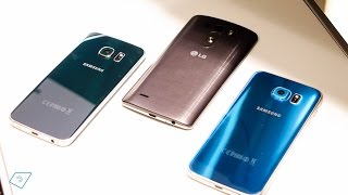 ▶ Samsung Galaxy S6 vs S6 Edge vs LG G3  Vergleich [upl. by Boothe]