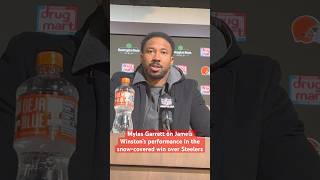 Myles Garrett on Jameis Winston giving his heart and souls to the Browns [upl. by Adiela]