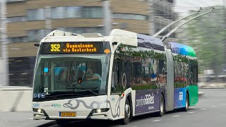 Solaris trolleybussen in Arnhem Solaris Trollino 18 Metrostyle HermesBreng  Stadsbus [upl. by Bilski71]