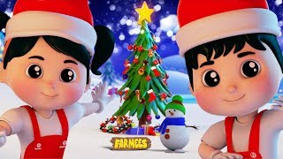 Deck The Halls  Christmas Songs  Xmas Songs  Christmas Carols  Nursery Rhymes with Farmees [upl. by Leahcim]