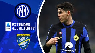 Internazionale vs Frosinone Extended Highlights  Serie A  CBS Sports Golazo [upl. by Matthaeus]