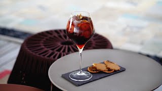 Make the perfect Santas Sangria for Christmas  Velaa Private Island Maldives [upl. by Sirrap]