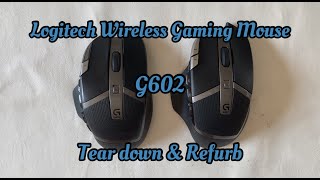 20 Tear Down amp Clean Logitech G602 Wireless Gaming Mouse [upl. by Arrehs664]