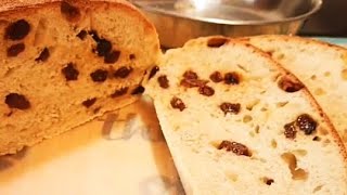 天然酵母酸種提子麵包 Sourdough Raisin Bread [upl. by Atival]