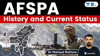 AFSPA Know All about it  History Current Status Pros and Cons Security UPSC [upl. by Joab487]