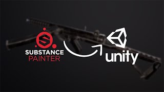 How to Export Textures from Substance Painter to Unity URP  Tutorial [upl. by Suryc]