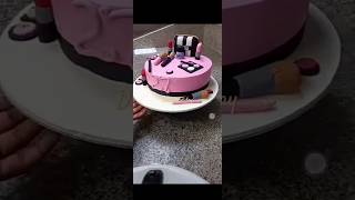 beauty vlogger cake  makeup kit cake  fondant cake  makeup kit box  moist cake  DIY fondant [upl. by Nilcaj225]