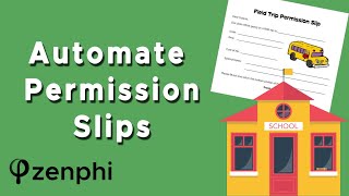 How to Automate School Permission Slips with Zenphi Google Docs and Adobe Sign [upl. by Fryd807]