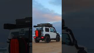 Easy winter beach runs ❤️‍🔥Jimny jb74 suzukijimny [upl. by Nakasuji11]