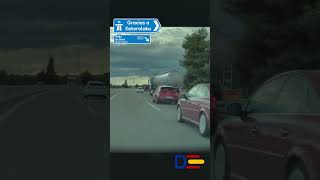 Casi la lía parda  Dashcams España [upl. by Novaat]