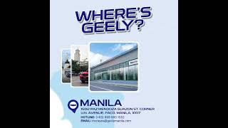 GeelyPH Dealership  Geely Manila [upl. by Nilkcaj]