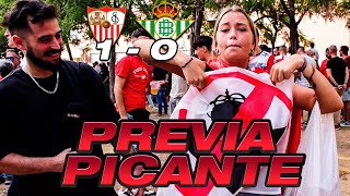 ¡EMOCIÓN AL LÍMITE 🔥⚽ Así se VIVE el derbi SEVILLA VS BETIS con los hinchas [upl. by Eneres14]