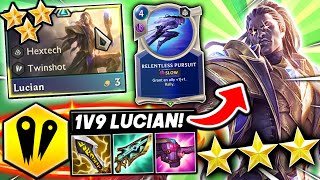 ABUSE This 1V9 LUCIAN BUILD for FREE WINS  TFT SET 65 Guide Teamfight Tactics Best Comps [upl. by Fonzie]