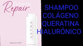 SHAMPOO AVYNA REPARADOR PARA ESAS DECOLORACIONES EXTREMAS [upl. by Pompea194]