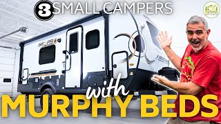 3 Best Compact Campers With Murphy Beds  2024 Models [upl. by Notniuq]