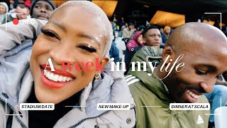 VLOG CAPE TOWN JUST TO BREATHE A STADIUM DATE TRYING NEW MAKEUP DINNER AT SCALA  TWIGGY MOLI [upl. by Ariait]