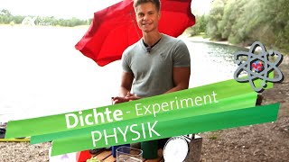 Dichte – Experiment  alpha Lernen erklärt Physik [upl. by Arbas]