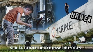 Des avions abandonnés sur le tarmac dune base aérienne de lOTAN urbex [upl. by Anelhtak]