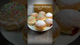 Berlinesas Rellenas Recetas en mi bio postres christmas recetas reposteria recetasfaciles [upl. by Edmanda]