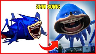 Shin Sonic In Real Life  Guess Sonic Meme and Dance by Their Voice The Hedgehog 3 Movie Quiz [upl. by Inalel]