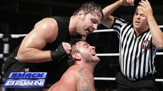 CM Punk vs Dean Ambrose SmackDown Dec 6 2013 [upl. by Nednarb]