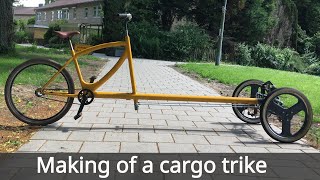 DIY Reverse Tilting Cargo Trike 3  Complete build [upl. by Roseanne]