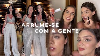 ARRUME  SE COMIGO PARA O RÉVEILLON  make look e cabelo… [upl. by Kimitri]