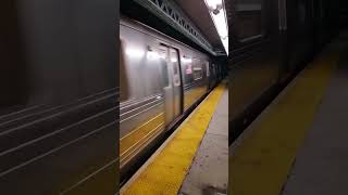 NYCS r68 on southbound D leaving 71st St mta nycsubway youtubeshorts commute brooklyn dark [upl. by Rudman]