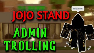 FREE JOJO STAND IN DA HOOD  ROBLOX TROLLING [upl. by Nnalyrehc99]