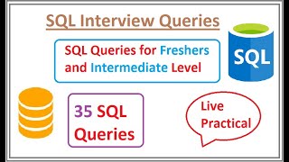 SQL Queries for interviewDatabase Interview QuestionsTop SQL Queries for InterviewOracle database [upl. by Nomolos]