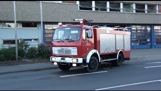 Feuer in Schokoladenfabrik HLF 3020  TroLF Berufsfeuerwehr Mannheim FW Nord rücken aus [upl. by Olotrab]