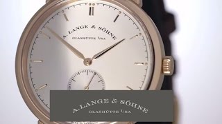 SAXONIA – A Lange amp Söhne [upl. by Westphal]