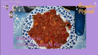 Chili con Carne amp Rice 🍲 ENGARA recipe voiceover [upl. by Maurey]