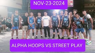 CARMEL L FERENAL ALPHA HOOPS VS STREET PLAY LIVE BASKETBALL BRGY 329 LOPE DE VEGA [upl. by Ecydnac]