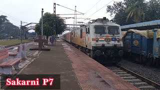 130 Kmph speed  12551 SMVT  Kamakhya AC Express [upl. by Karp]