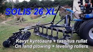 SOLIS 26 XL Tasaus rullat  leveling rollers [upl. by Furey]