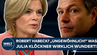 DEUTSCHLAND Verhalten von Robert Habeck quotUngewöhnlichquot Was Julia Klöckner wirklich wundert [upl. by Ruttger445]