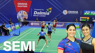 ASHWINI PONNAPPATANISHA IND VS ARLYAAGNIA SRI INA ODISHA MASTERS SEMI  WOMENS SINGLES [upl. by Asilec]