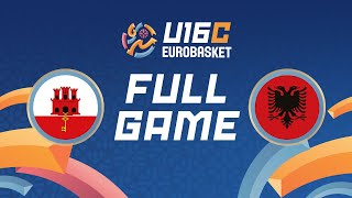 Group Phase  Gibraltar v Albania  Full Basketball Game  FIBA U16 Womens EuroBasket 2024 Div C [upl. by Shaina]