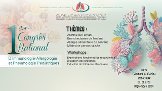 1er Journée Nationale D’ImmunologieAllergologie et Pneumologie Pédiatriques [upl. by Sutherlan]