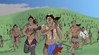 The AngloPequot War Part 2 Battle [upl. by Anaz]