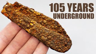 Restoration of a 105YearOld Rusty Pocket Knife [upl. by Denice]