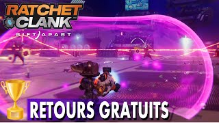 RETOURS GRATUITS TROPHÉE  RENVOYER DES TIRS AVEC LE VACURÉACTEUR  RATCHET amp CLANK RIFT APART [upl. by Pahl808]