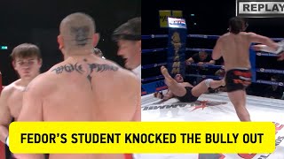 19year old FEDOR’S STUDENT knocked the bully out Sidelnikov punished his opponent [upl. by Sacksen]