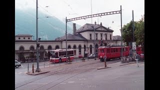 Rhaetian Railway 20 years ago Chur to Arosa 12 June 1994 [upl. by Dobbins]