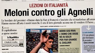 Rassegna stampa 23 GENNAIO 2024 Quotidiani nazionali italiani Prime pagine dei giornali di oggi [upl. by Darbee48]